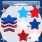 360 Pcs Red, White & Blue Paper Star Cutouts – 3.9 Inch Patriotic Die Cuts for Independence Day, 4th of July, Bulletin Boards, Classroom, Party & DIY Crafts